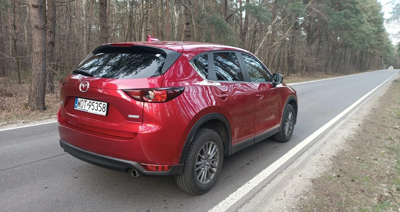 Mazda CX-5 cena 103800 przebieg: 46000, rok produkcji 2021 z Pilawa małe 154